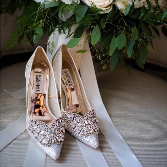 Badgley Mischka Shoes - Badgley Mischka Wedding Shoes Size 5